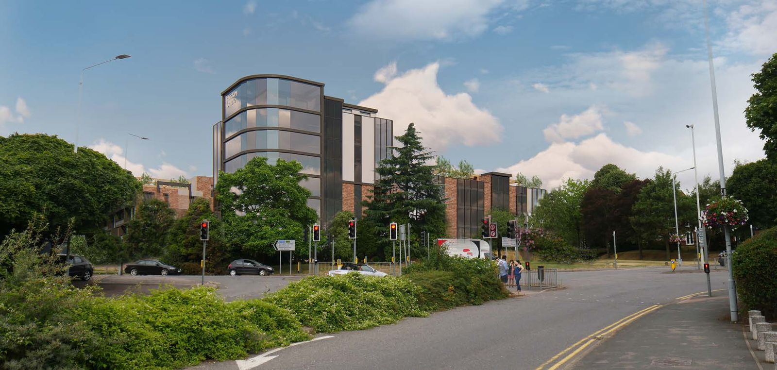 The town-centre setting in Hinckley