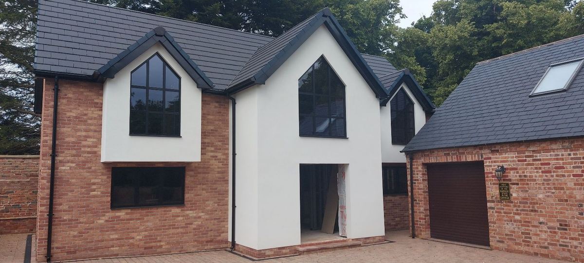The completed Partner House exterior